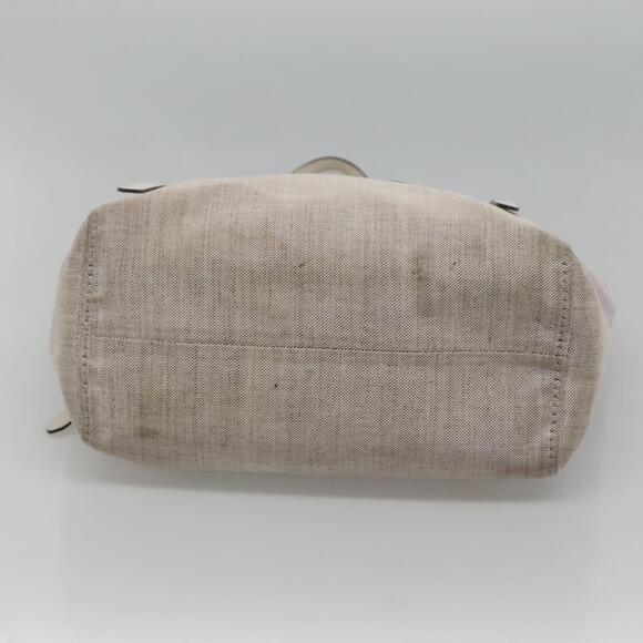 PRADA Tote Bag Canvas Gray Silver - Picture 9 of 13